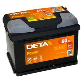 Deta Power 56219 - Deta Power Car Battery 12 V 60Ah - 56219 of  Deta - Batteries