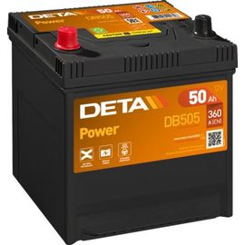 Deta Power 48D26R - Deta Power Car Battery 12 V 50Ah - 48D26R of  Deta - Batteries