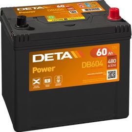 Deta Power 55D23L - Deta Power Car Battery 12 V 60Ah - 55D23L of  Deta - Batteries