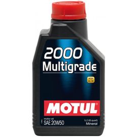 Motul-102769 - MOTUL 2000 MULTIGRADE 20W-50-1 Liter of  Motul - Engine Oil