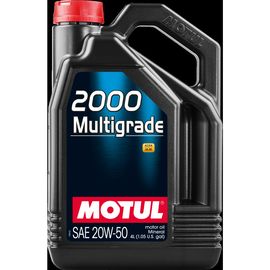 Motul-100310 - MOTUL 2000 MULTIGRADE 20W-50-4 Liter of  Motul - Engine Oil