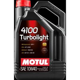 Motul-109462 - MOTUL 4100 TURBOLIGHT 10W-40-4 Liter of  Motul - Engine Oil