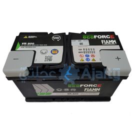 FIAMM - VR800 - Ecoforce AGM VR800 Car Battery 12 V 80Ah - VR800 of  FIAMM - Batteries